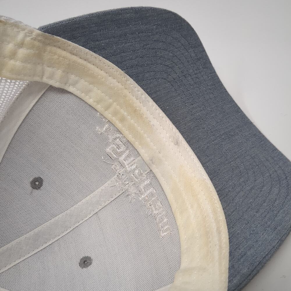 Simplot Smart Farm Snapback Trucker Hat Gray One … - image 8